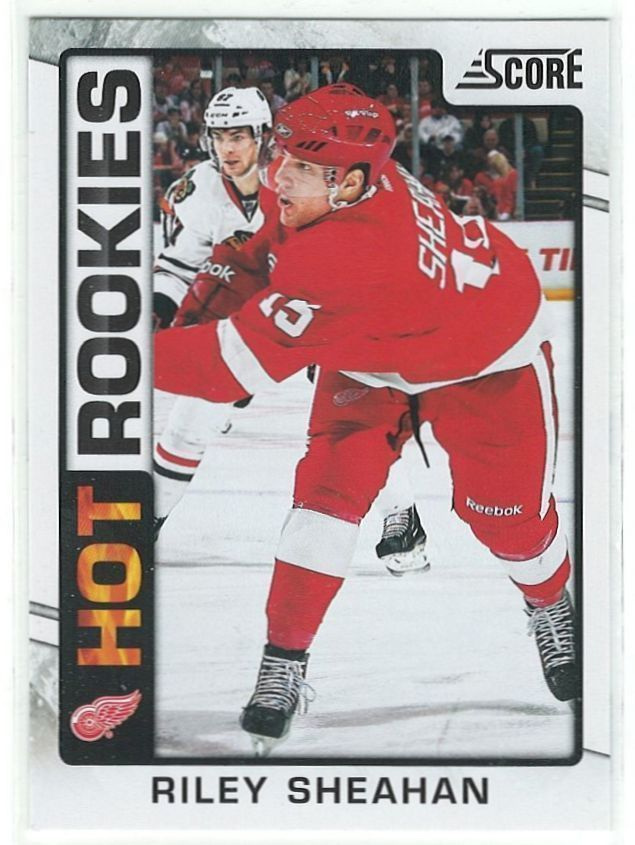 12-13 Score #538 Riley Sheahan Hot Rookies RC