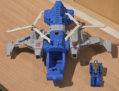 Transformers G1 HIGHBROW ja GORT (Headmasters) 1987