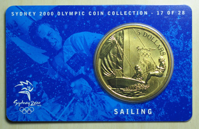 Juhlaraha Sydney Olympia Coin Collection 17 of 28 Purjehdus