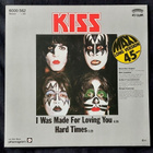 KISS : 12" Germ. Huippukuntoinen I was made for... - pikkukuva 1