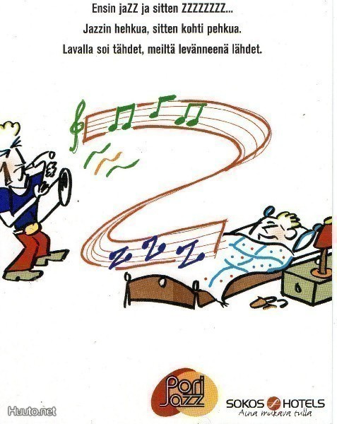 Postikortti Pori Jazz minimoi