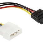 Bandridge Virtasovitinkaapeli Molex Uros - SATA Naaras 0.15m - pikkukuva 2