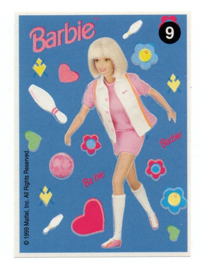 Purkkakuva BARBIE n:o 9   1999  Purukumikuva