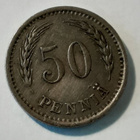 50 pennin 1937 kolikko - pikkukuva 1