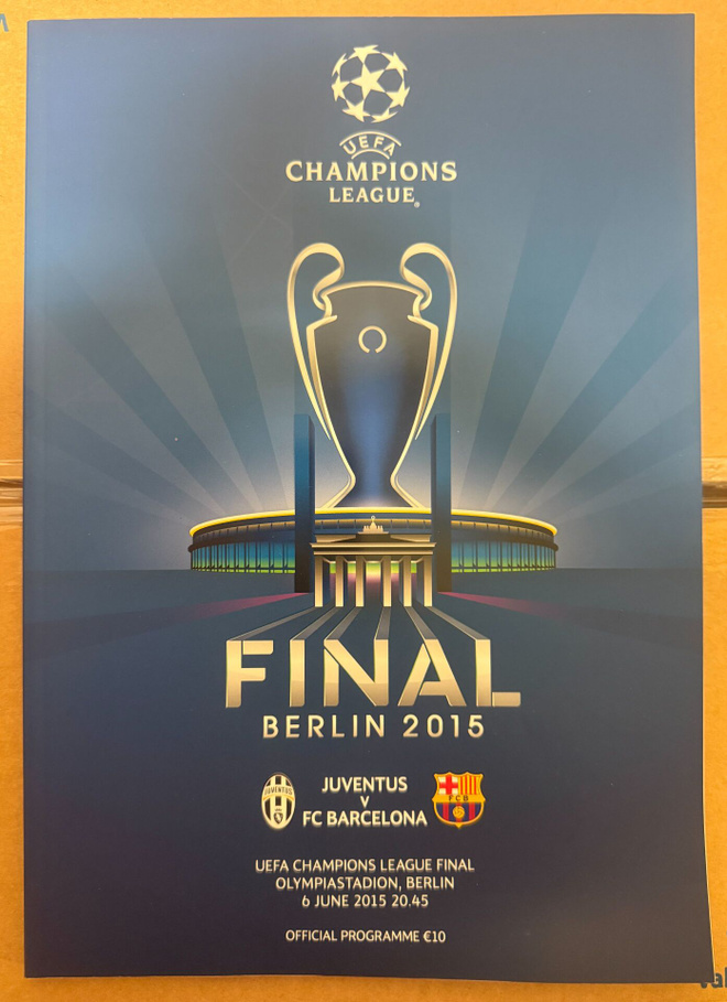 UEFA CHAMPIONS LEAGUE FINAL BERLIN 2015 OFFICIAL PROGRAMME
