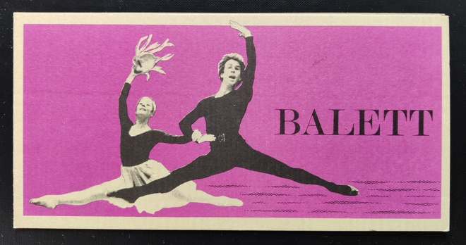 1975 Baletti muistokortti
