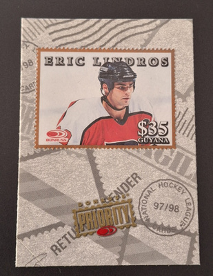 1997-98 Donruss Priority Stamps BRONZE ERIC LINDROS