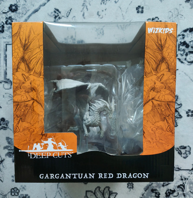 Gargantuan Red Dragon unpainted / Pathfinder Battles