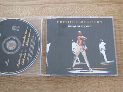 Freddie Mercury living on my own cd ep UK 1993 Queen