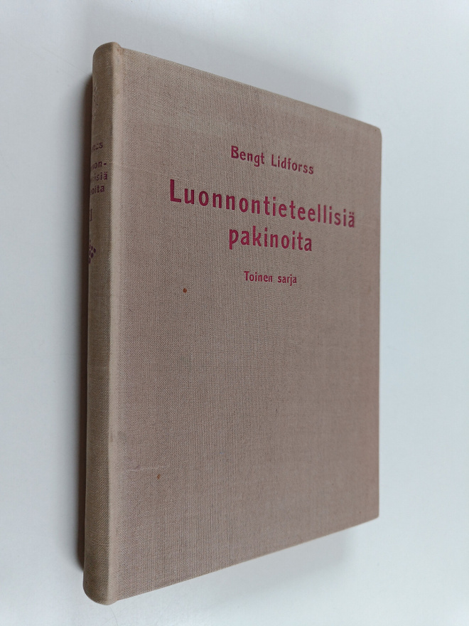 Bengt Lidforss : Luonnontieteellisiä pakinoita : toinen s...