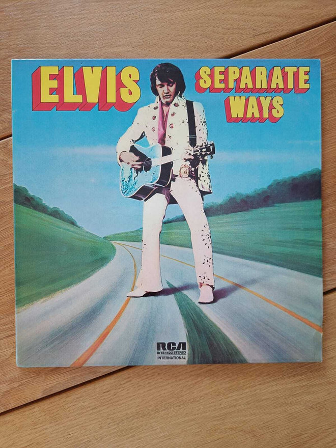 AUCTION - ELVIS SEPARATE WAYS LP GER -73 PURPLE LABEL