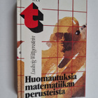 Ludwig Wittgenstein : Huomautuksia matematiikan perusteista - pikkukuva 1