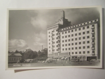 VANHA Postikortti Kotka 1950-l Alkup.Mallikappale