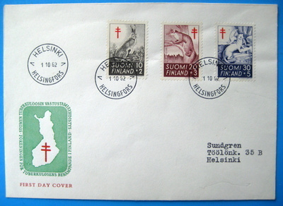Fdc-1962 Tub.Lape hinta 16.00e(60)
