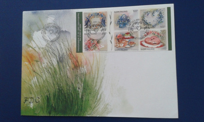 2001 ystävyydellä (kukka-asetelmia)fdc