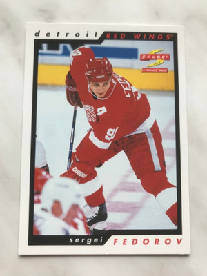 1996-97 Score Sergei Fedorov #77