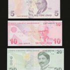 Turkki 5-200 Lirasi 2009, P222-P227, UNC - pikkukuva 3