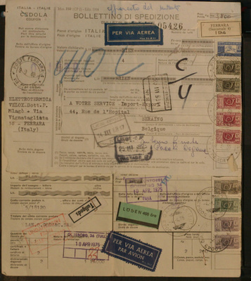 # 23057 # Italia pakettikortteja > Ruotsi, Espania Belgia