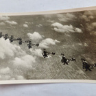 VANHA Kortti Natsi Saksa Unsere Luftwaffe Lentokone Hs 123 - pikkukuva 1