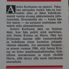 Antero Korhonen, Jeesus kristus on herra - pikkukuva 2