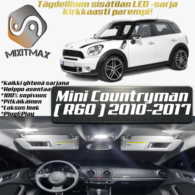 Mini Countryman (R60) Sisätilan LED-sarja 17-osa