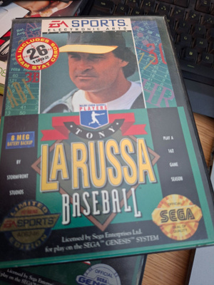Sega Genesis Tony La Russa Baseball CIB
