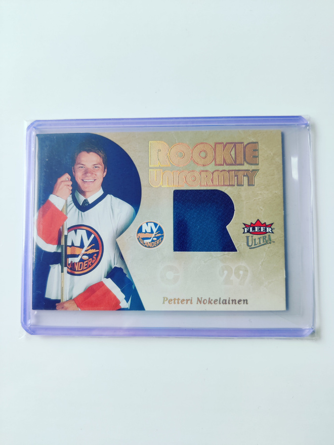 Petteri Nokelainen 05-06 Fleer Ultra Rookie Uniformity