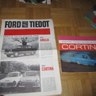 FORD TIEDOT + CORTINA esite - pikkukuva 1
