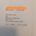 SuomalaisenpväkirjaAfrican sotavankileiriltä 16.7.41-27.4.45 - pikkukuva 1