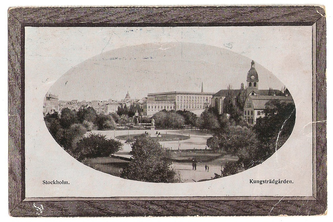 Ruotsi : Stockholm, Kungsträdgården. Kulk. v.1912