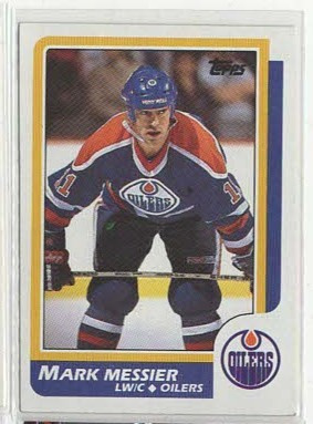 Mark Messier 86-87 Topps #186