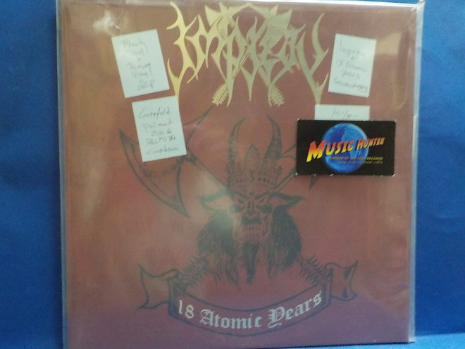 IMPIETY - 18 ATOMIC YEARS  SATANNIVERSARY - M-/M- 2LP