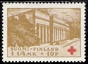 1932 Punainen Risti 1  1/4 mk + 10 p **  LaPe 173
