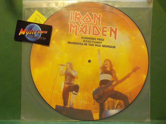 IRON MAIDEN - RUNNING FREE - PICTURE DISK UK 1985 M- LP