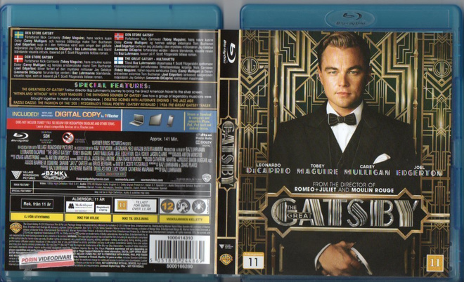 GREAT GATSBY - KULTAHATTU	(41 730)	k	-FI-	BLU-RAY		2012