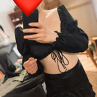H&M Divided naisten yläosa S musta - pikkukuva 3