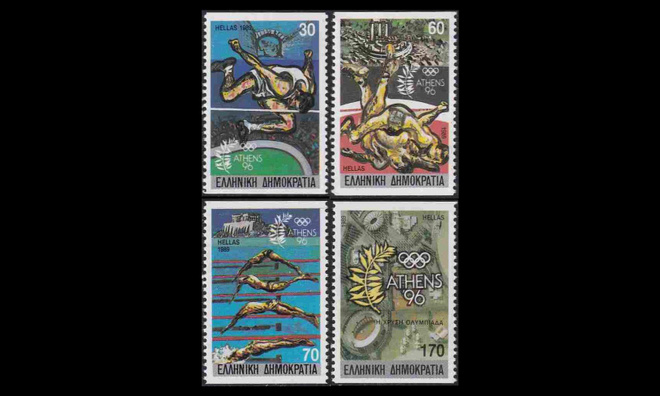 Kreikka 1717-20C ** Kesäolympialaiset Ateena (1989)