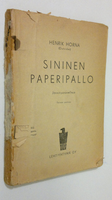Henrik Horna : Sininen paperipallo : jännitysnovelleja