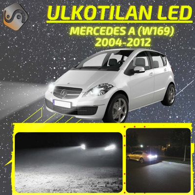 A (W169) 2004-2012 Ulkoiset LED -valot