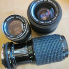 VANHA Kamera Olympus OM-1 3 Objektiivia 2 Salamaa ym - pikkukuva 5