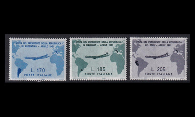 Italia 1100-2 ** Presidentin lento Etelä-Amerikkaan (1961)