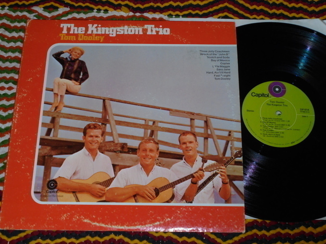 The KINGSTON TRIO - Tom Dooley - LP 1958 (RE) country EX-