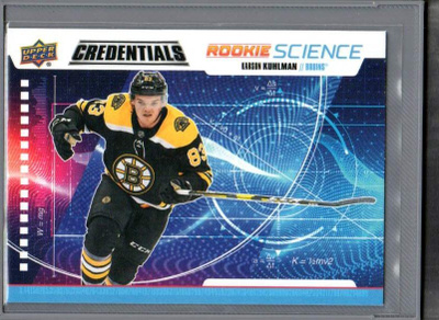 2019-20 Upper Deck Credentials - Rookie Science - 0,50 €/kpl