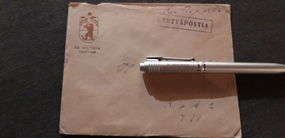 Kenttäposti kuori, Itä-Karjala kuvalla 1941-43