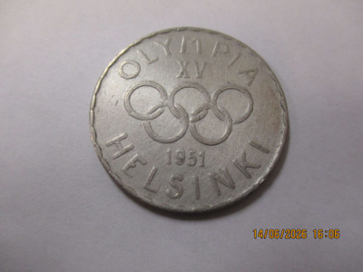 Olympia -51 hopearaha 500mk