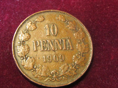 10 penniä 1909