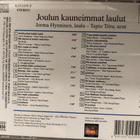 JORMA HYNNINEN&TAPIO TIITU-JOULUN KAUNEIMMAT LAULUT-CD, -91 - pikkukuva 2