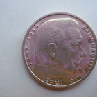 Natsi-Saksa 5 Reichsmark 1938 Paul von Hindenburg - pikkukuva 2