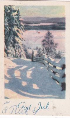 Talvimaisema, God Jul    ,   b599