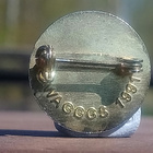 Partiomerkki Wagggs 1991. Halkaisija - 18 mm. Ehjä lukitus. - pikkukuva 3